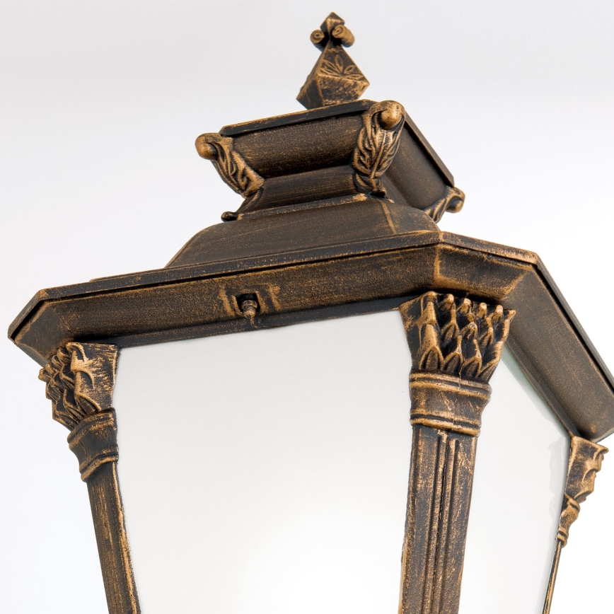 Utomhuslampa AIKO 1xE27/60W/230V 240 cm IP23 brons/patina