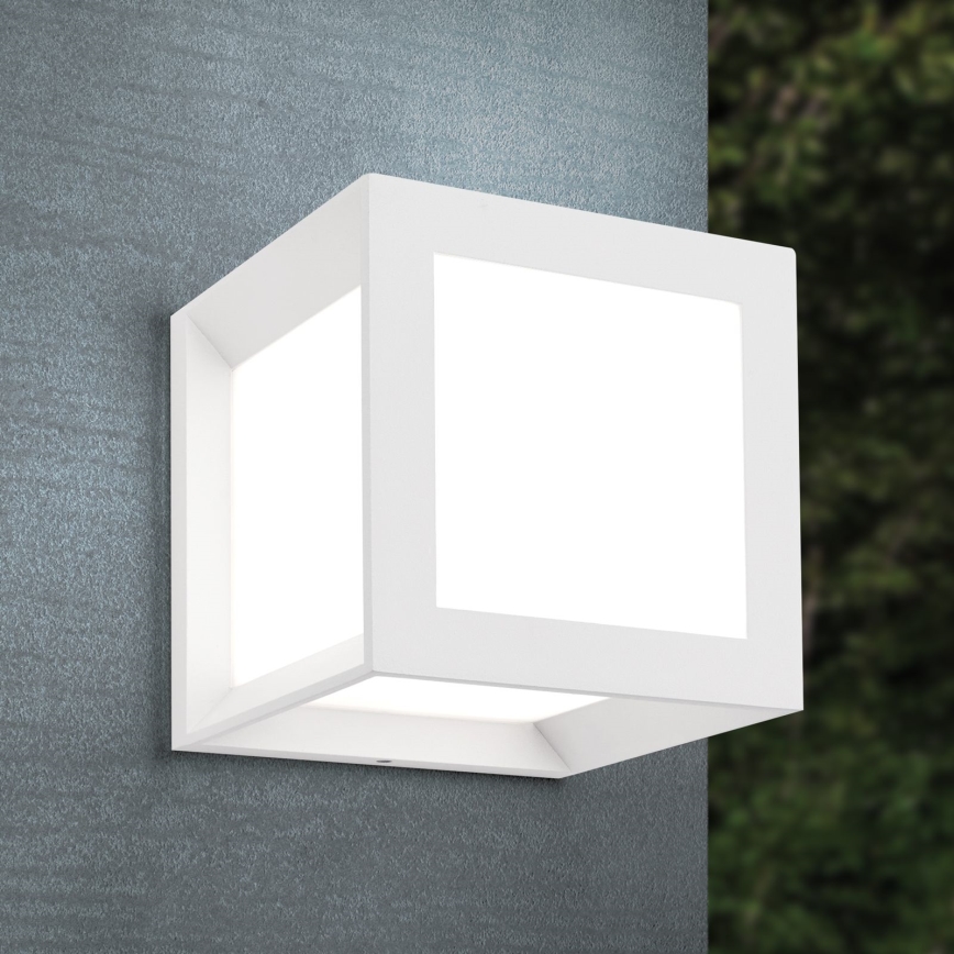Utomhuslampa HENRY 1xE27/15W/230V 16x16 cm IP44 vit