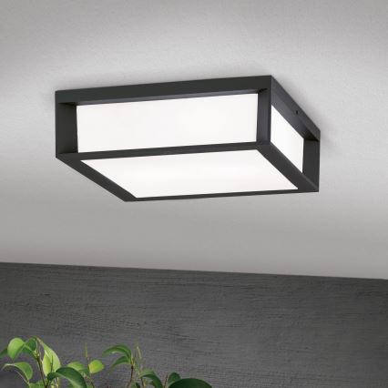 Utomhusarmatur HENRY 2xE27/15W/230V IP44 antracit