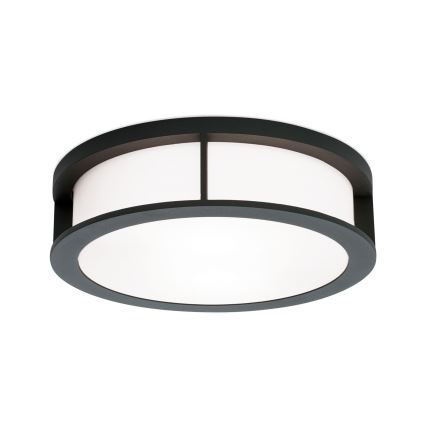 Utomhuslampa HENRY 2xE27/15W/230V Ø 30 cm IP44 antracit