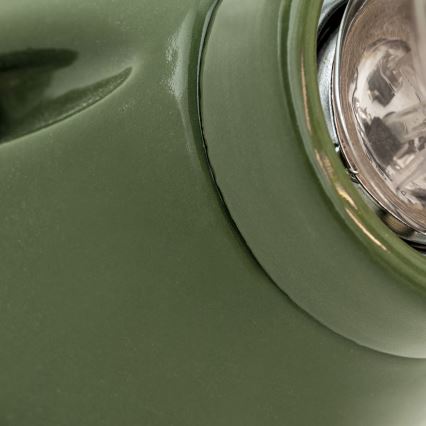 Vägglampa FROST 1xE27/60W/230V grön