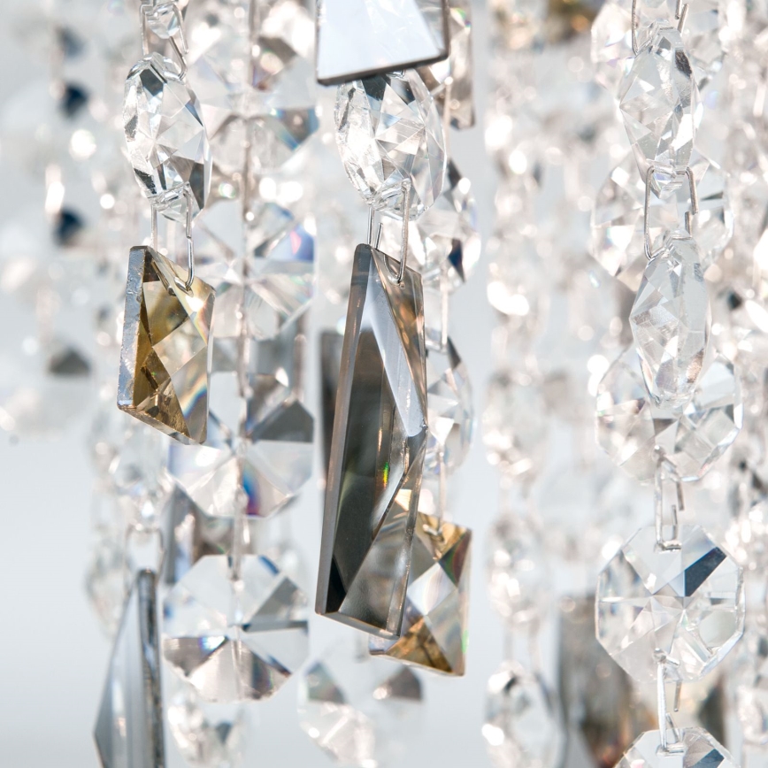 Vägglampa i kristall CRYSTALRIVER 21xG9/40W/230V skinande krom