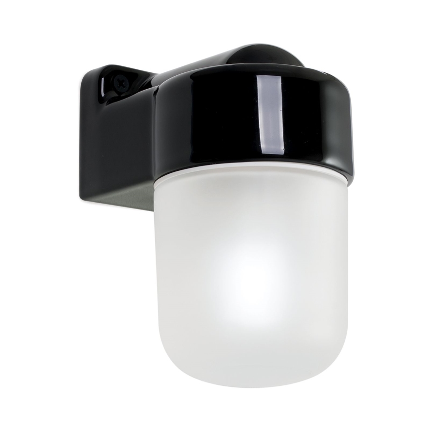 Vägglampa OSTIA 1xE27/40W/230V, svart