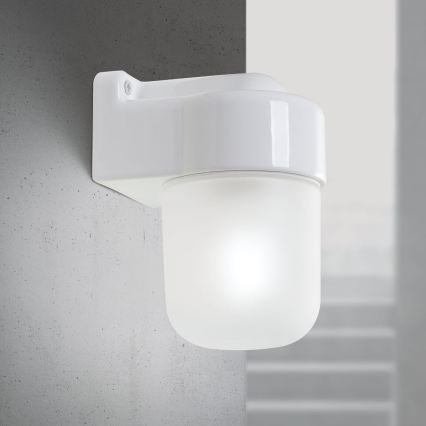 Vägglampa OSTIA 1xE27/40W/230V vit