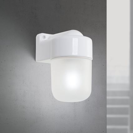 Vägglampa OSTIA 1xE27/40W/230V vit