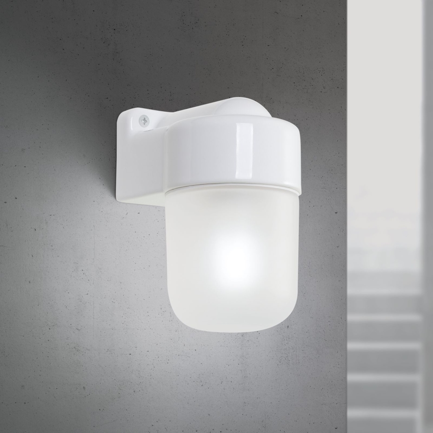 Vägglampa OSTIA 1xE27/40W/230V vit