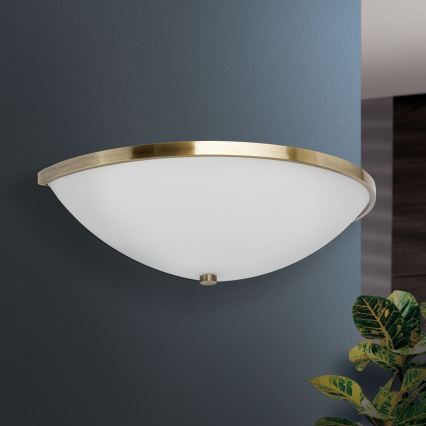 Vägglampa AIDA 1xE14/40W/230V brons/patina