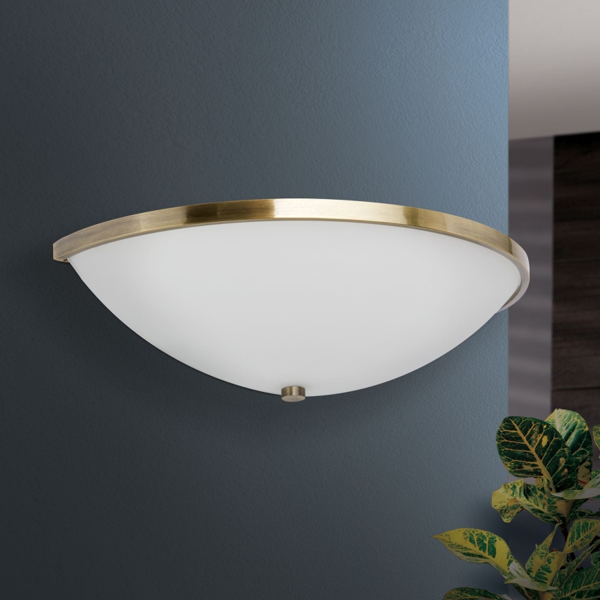 Vägglampa AIDA 1xE14/40W/230V brons/patina