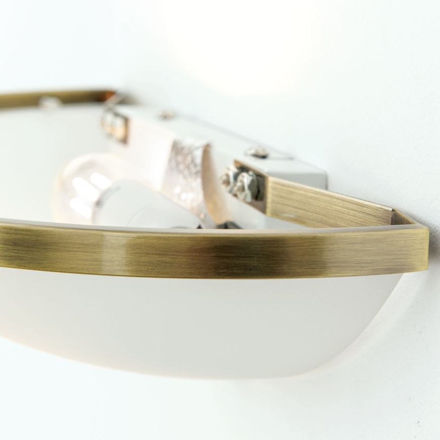 Vägglampa AIDA 1xE14/40W/230V brons/patina