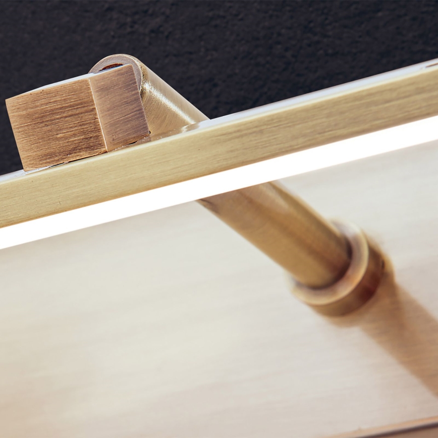 LED tavelbelysning PUBLIO LED/15W/230V 75 cm guld/patina