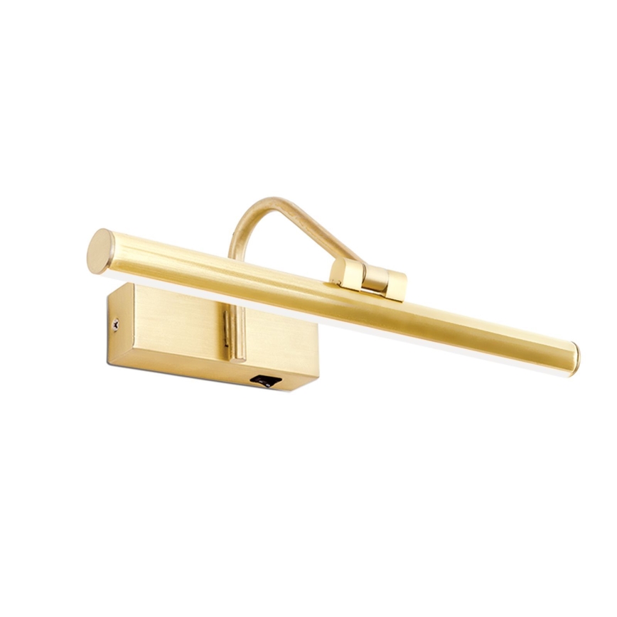 LED tavelbelysning PORTRAIT LED/6W/230V 30 cm guld