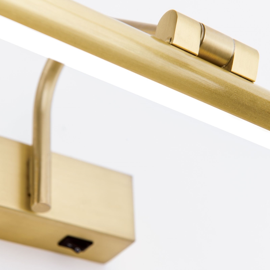 LED tavelbelysning PORTRAIT LED/6W/230V 30 cm guld