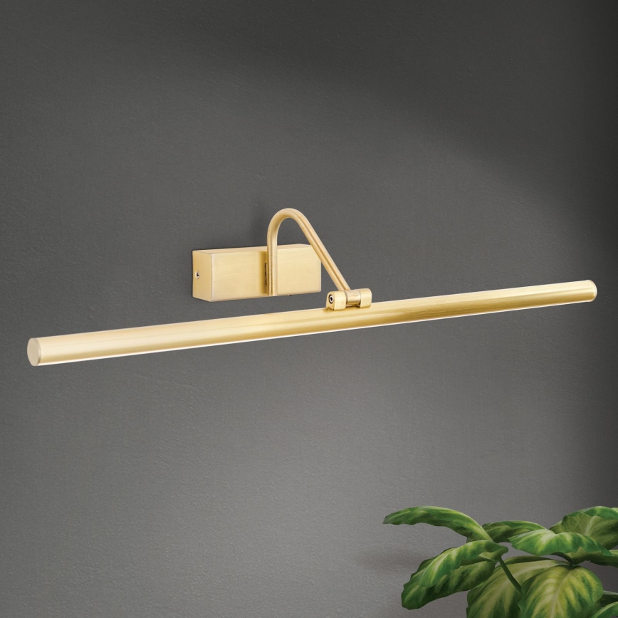 LED tavelbelysning PORTRAIT LED/12W/230V 60 cm guld