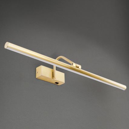 LED tavelbelysning PORTRAIT LED/12W/230V 60 cm guld