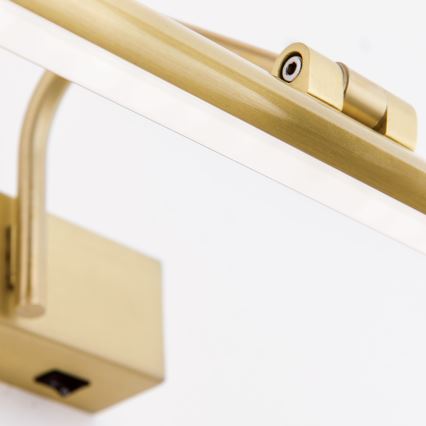 LED tavelbelysning PORTRAIT LED/12W/230V 60 cm guld