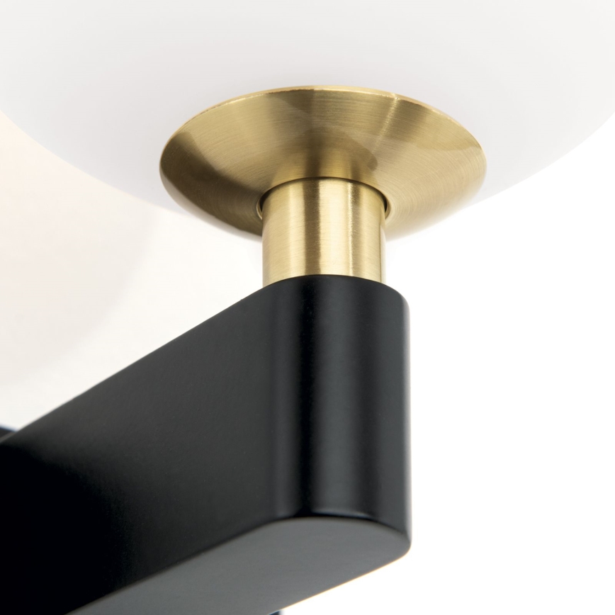 Vägglampa för badrum MARA 1xG9/20W/230V IP44 svart