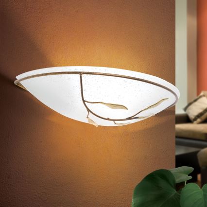 Orion WA 2-943/1 - Vägglampa LUCA 1xE27/60W/230V brons/patina