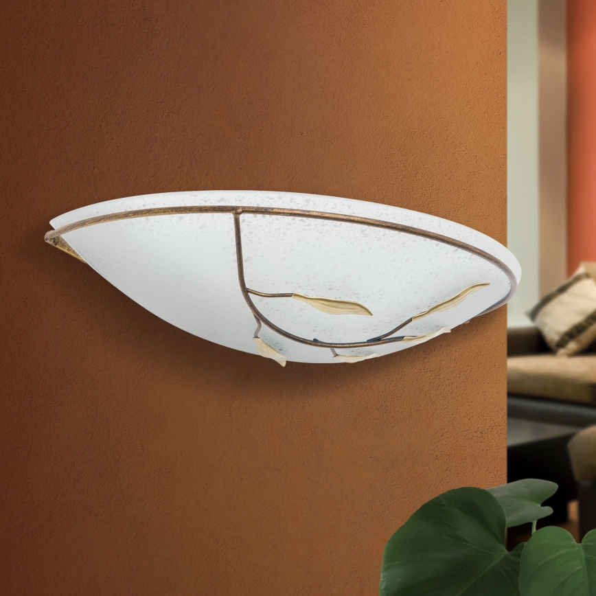 Orion WA 2-943/1 - Vägglampa LUCA 1xE27/60W/230V brons/patina