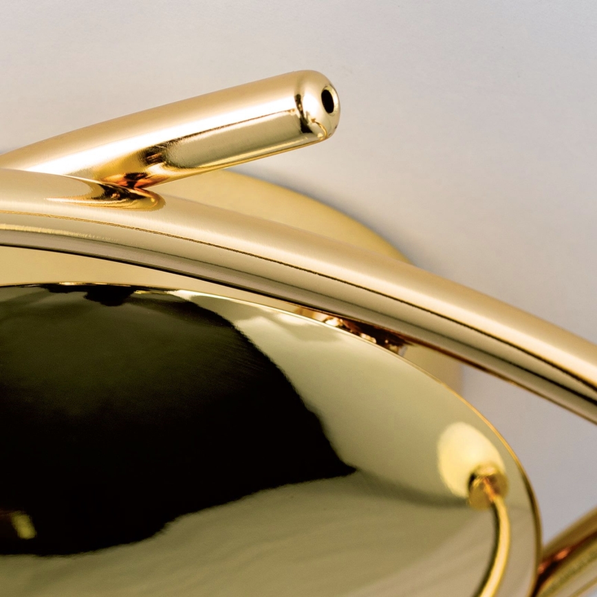 Ytmonterad ljuskrona CARLA 5xG9/28W/230V, guld