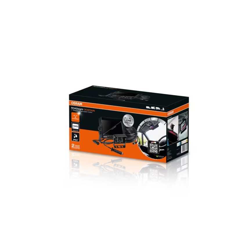 Osram - Backkamera ROADSIGHT OCS700N Full HD 1080p 12/24V IP67 + fjärrkontroll