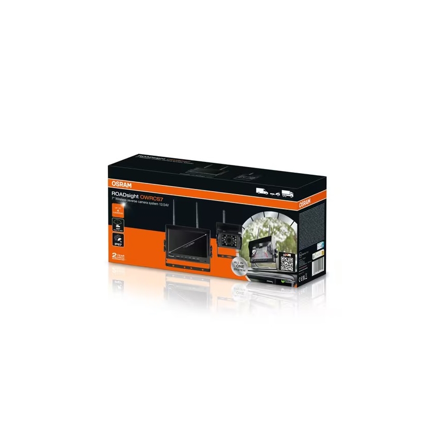 Osram - Backkamera ROADSIGHT OWRCS7 Full HD 1080p 12/24V IP67