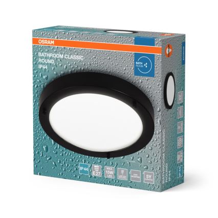 Osram - Badrumsplafond BATHROOM CLASSIC 1xE27/15W/230V Ø 31 cm IP44