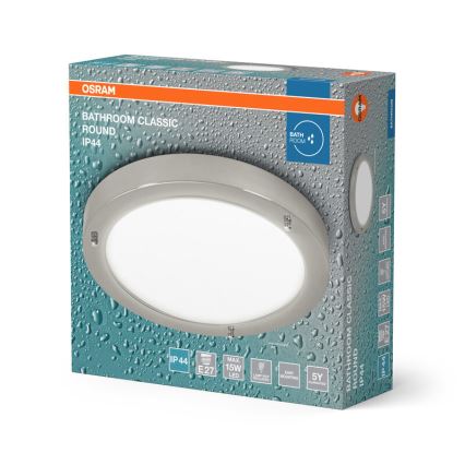Osram - Badrumsplafond BATHROOM CLASSIC 1xE27/15W/230V Ø 31 cm IP44