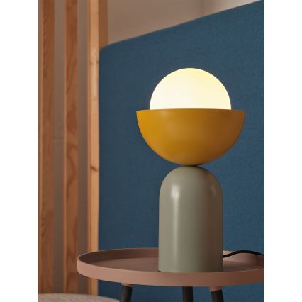 Osram - Bordslampa DECOR BOWL 1xE14/25W/230V grön/gul