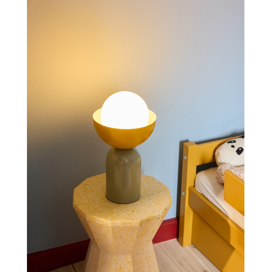 Osram - Bordslampa DECOR BOWL 1xE14/25W/230V grön/gul