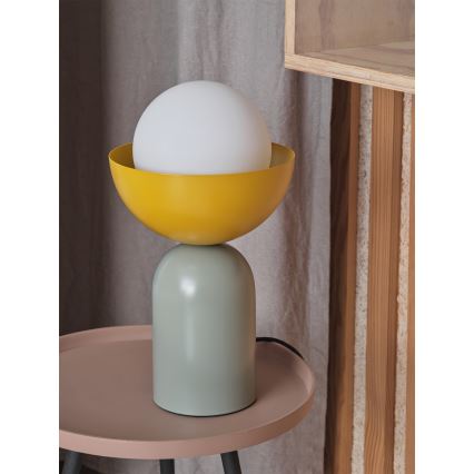 Osram - Bordslampa DECOR BOWL 1xE14/25W/230V grön/gul