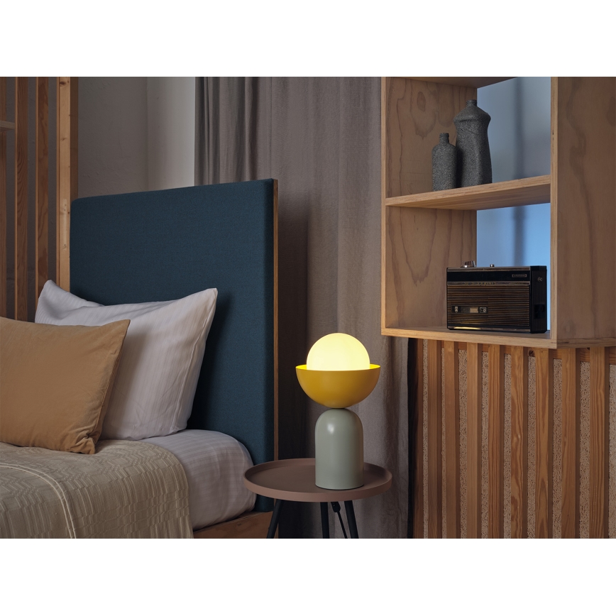 Osram - Bordslampa DECOR BOWL 1xE14/25W/230V grön/gul