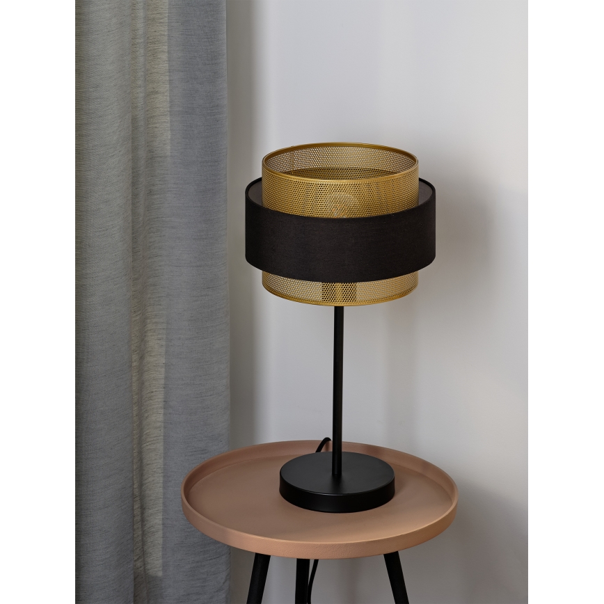 Osram - Bordslampa DECOR HORNET 1xE27/10W/230V svart/guld