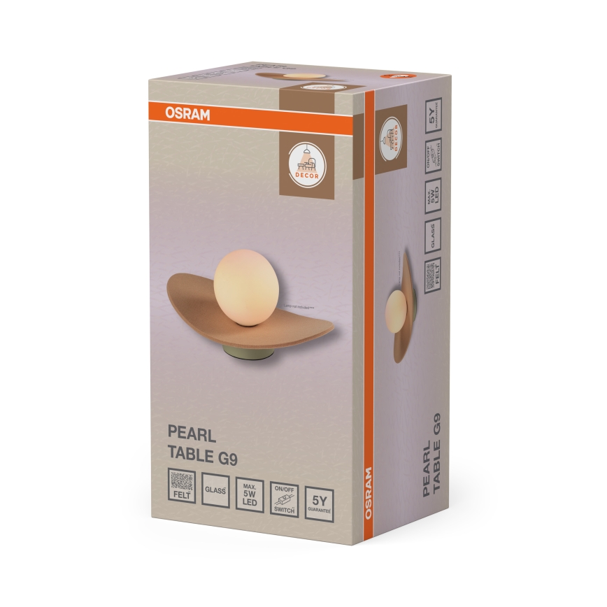 Osram - Bordslampa DECOR PEARL 1xG9/5W/230V beige