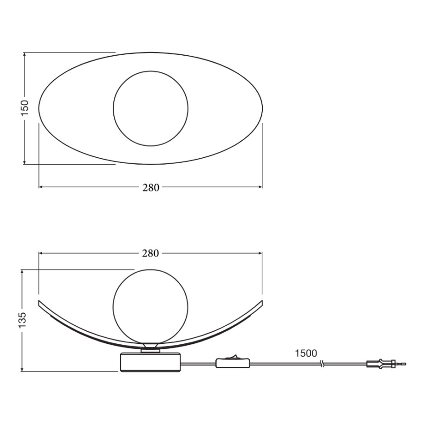 Osram - Bordslampa DECOR PEARL 1xG9/5W/230V beige