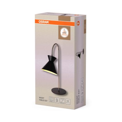 Osram - Bordslampa DECOR WAIST 1xE27/40W/230V svart