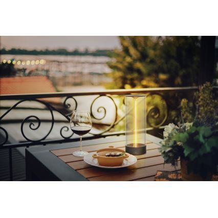Osram - LED dimbar beröringsstyrd utomhusbordslampa ENDURA STYLE LED/1,5W/5V 2500 mAh USB IP54 antracit