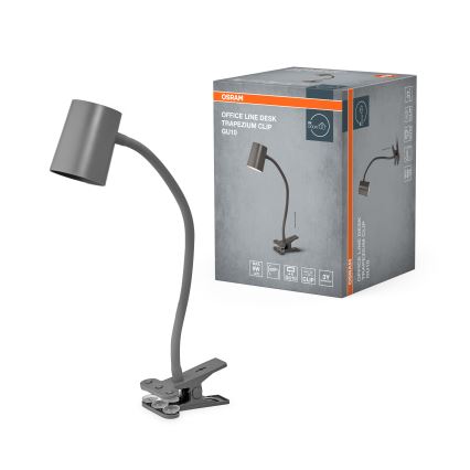 Osram - Bordslampa med klämma DESK LINE 1xGU10/9W/230V grå