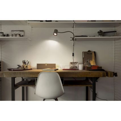 Osram - Bordslampa med klämma DESK LINE 1xGU10/9W/230V svart