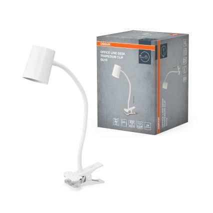 Osram - Bordslampa med klämma DESK LINE 1xGU10/9W/230V vit
