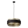 Osram - DECOR HORNET pendel med kabel 3x E27/10 W/230 V Ø 50 cm svart/guld