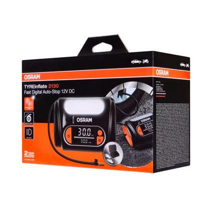 Osram - Digital däckkompressor TYREinflate 2130 180W/12V