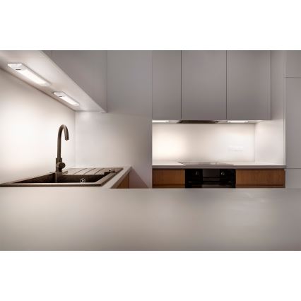 Osram - LED dimbar undermonterad armatur med rörelsesensor LINEAR EDGE LED/4W/230V 3000/4000/6500K 30 cm vit