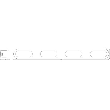 Osram - LED-dimbar badrumsväggarmatur SMART+ DUPLO LED/24W/230V 3000-6500K IP44 Wi-Fi