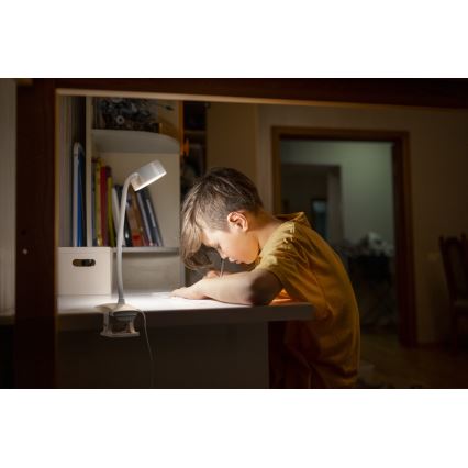 Osram - Dimbar LED-skrivbordslampa med klämma OFFICE LINE LED/4,8W/230V 3000/4000/6500K vit