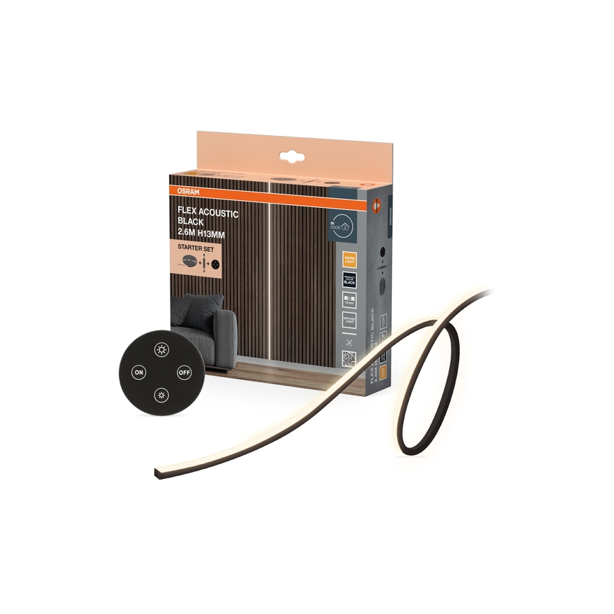 Osram - dimbar LED-remsa FLEX ACOUSTIC 2,6m LED/29W/230V + fjärrkontroll