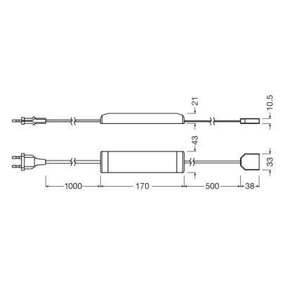 Osram - dimbar LED-remsa FLEX ACOUSTIC 2,6m LED/29W/230V + fjärrkontroll