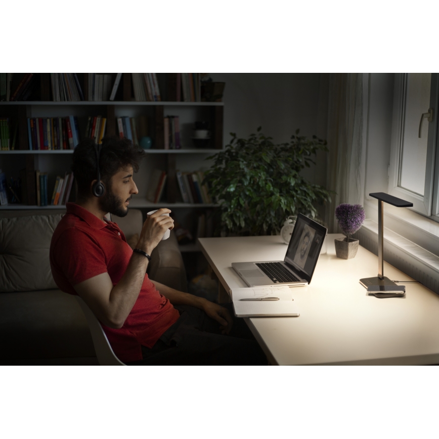 Osram - LED Dimmbar skrivbordslampa OFFICE LINE LED/17W/230V 3000/4000/6500K svart