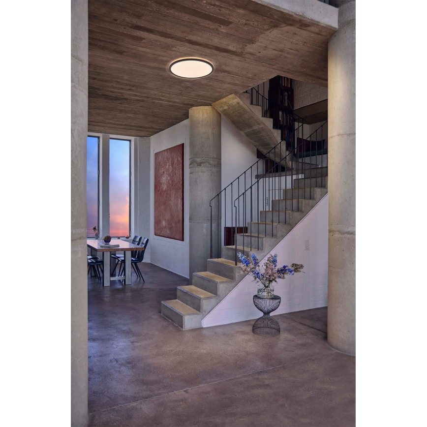 Osram - Dimbart LED-takarmatur ORBIS ULTRA SLIM LED/22W/230V 3000K Ø 40 cm svart