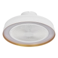 Osram - dimbar LED-takfläkt 49W/230V 2700-6500K vit/guld + fjärrkontroll
