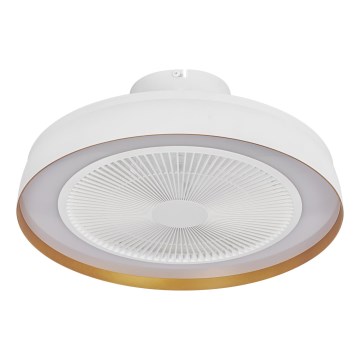 Osram - dimbar LED-takfläkt 49W/230V 2700-6500K vit/guld + fjärrkontroll
